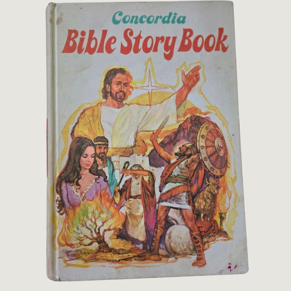 Concordia Bible Story Book Arthur W Gross Hardcover 1971 Vintage Illustrated